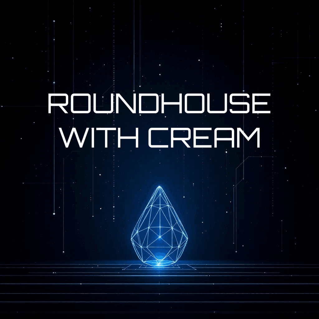 Fuzion Flavor Roundhouse With Cream vape juice label.