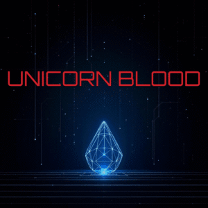 Fuzion Flavor Unicorn Blood vape juice geometric design