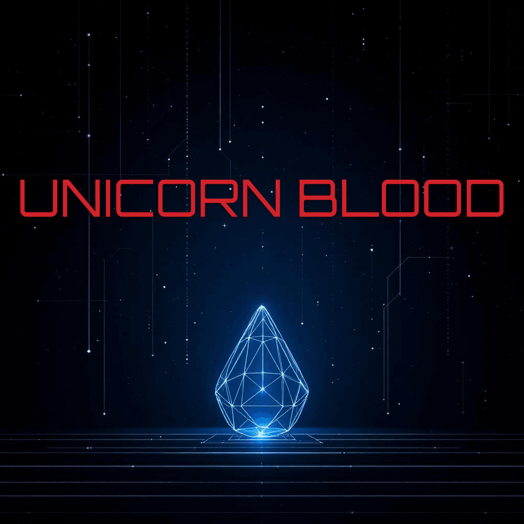 Fuzion Flavor Unicorn Blood vape juice geometric design