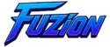 Stylized blue and purple gradient text reading "Fuzion" with a futuristic font.