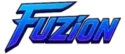 Stylized blue text logo reading "Fuzion" on a black background.
